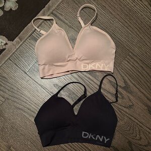 DKNY Women's Bralette Set - Black and Tan